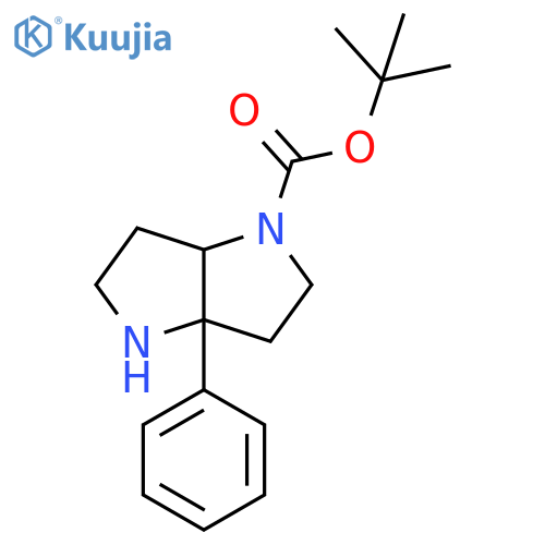 tert-Butyl 6a-phenyl-1,2,3,3a,5,6-hexahydropyrrolo-[3,2-b]pyrrole-4-carboxylate structure