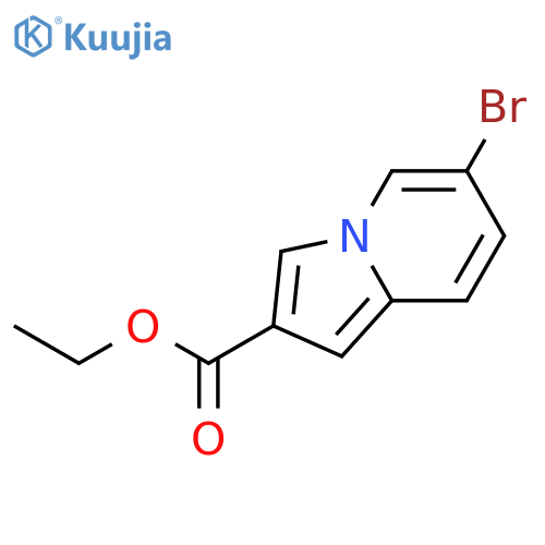 Ethyl 6-bromoindolizine-2-carboxylate structure