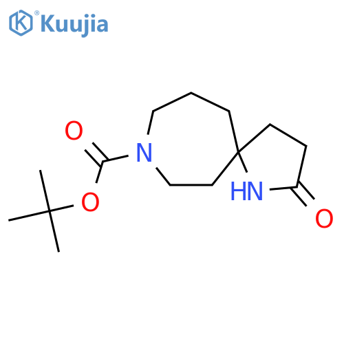 tert-butyl 2-oxo-1,9-diazaspiro[4.6]undecane-9-carboxylate structure