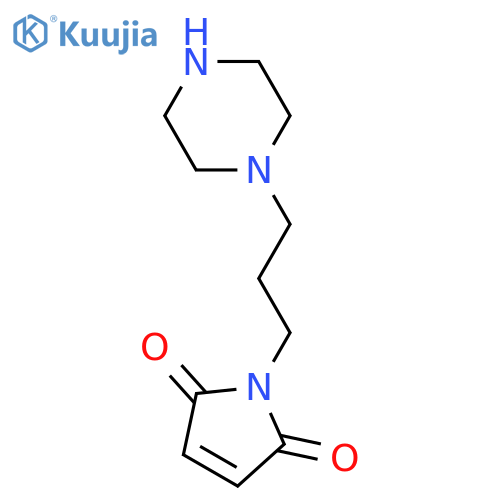 1-3-(piperazin-1-yl)propyl-2,5-dihydro-1H-pyrrole-2,5-dione structure