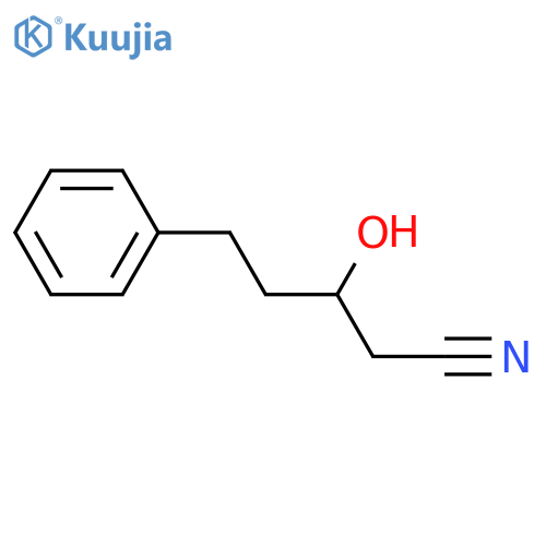3-Hydroxy-5-phenylpentanoic acid; (S)-form, Nitrile structure