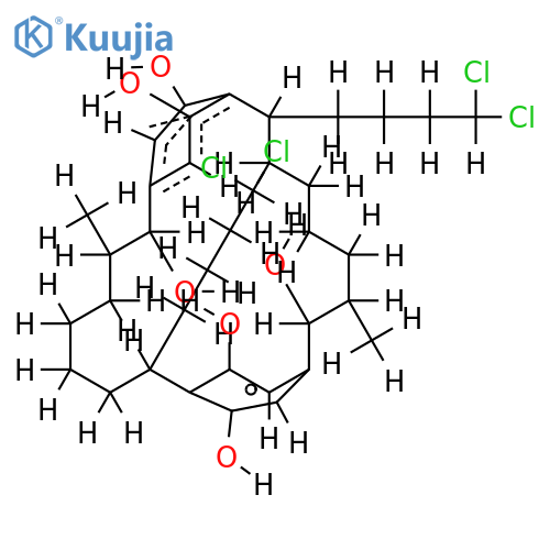 30,30,34,34-tetrachlorocylindrocyclophane A structure