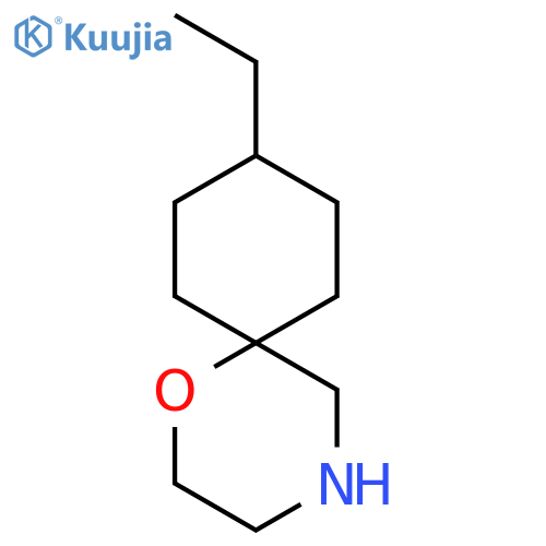 9-Ethyl-1-oxa-4-azaspiro[5.5]undecane structure