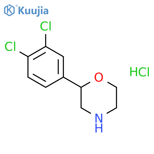 2-(3,4-Dichlorophenyl)morpholine hydrochloride structure