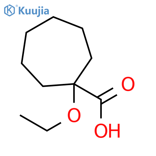 1-ethoxycycloheptane-1-carboxylic acid structure
