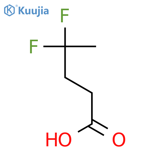 4,4-difluoropentanoic acid structure