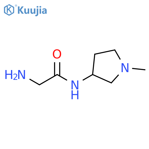 2-AMino-N-(1-Methyl-pyrrolidin-3-yl)-acetaMide structure