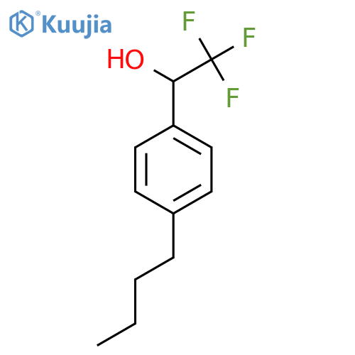 1-(4-Butylphenyl)-2,2,2-trifluoroethanol structure