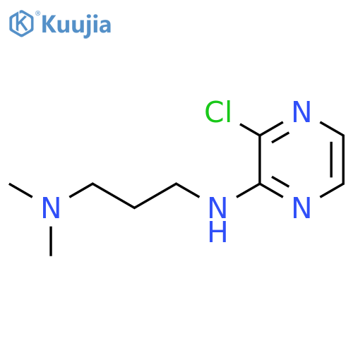 3-chloro-n-[3-(dimethylamino)propyl]pyrazin-2-amine structure