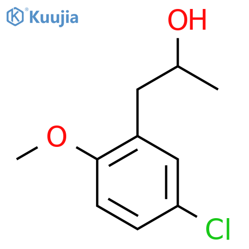 1-(5-chloro-2-methoxyphenyl)propan-2-ol structure