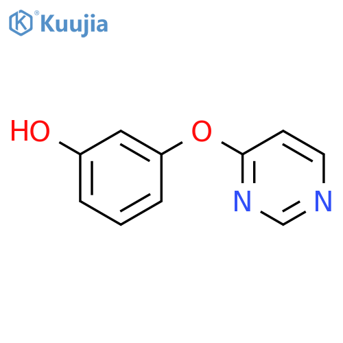 3-(pyrimidin-4-yloxy)phenol structure