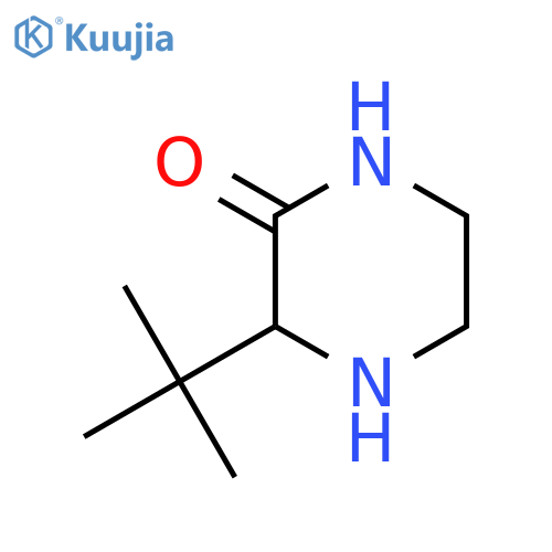 3-tert-butylpiperazin-2-one structure