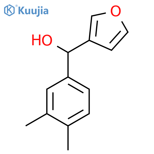 3,4-Dimethylphenyl-(3-furyl)methanol structure