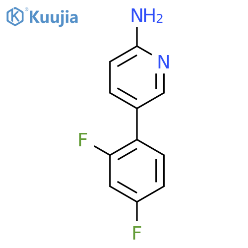 5-(2,4-Difluorophenyl)pyridin-2-amine structure