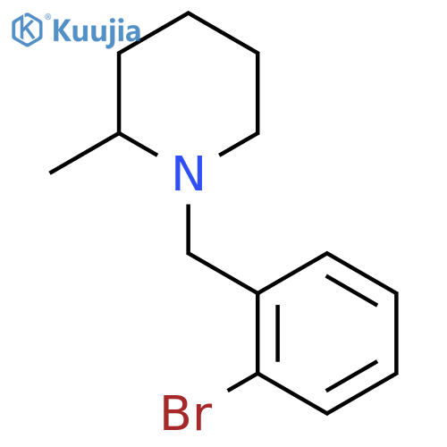 1-(2-Bromobenzyl)-2-methylpiperidine structure