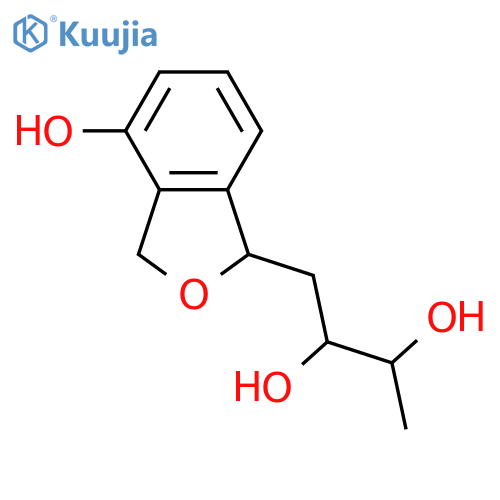 1-(2,3-Dihydroxybutyl)-1,3-dihydro-4-hydroxyisobenzofuran; (1R,2'R,3'S)-form structure