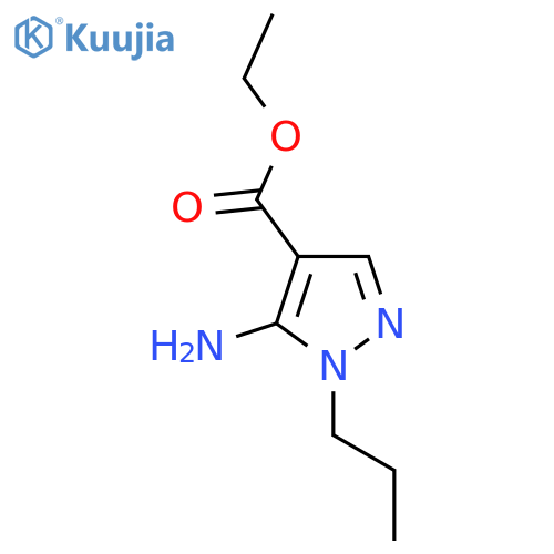ethyl 5-amino-1-propyl-1H-pyrazole-4-carboxylate structure