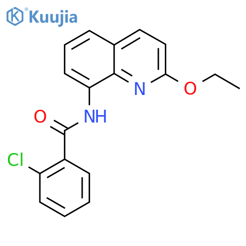 2-chloro-N-(2-ethoxyquinolin-8-yl)benzamide structure