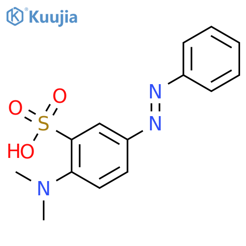 Benzenesulfonic acid,2-(dimethylamino)-5-(2-phenyldiazenyl)- structure
