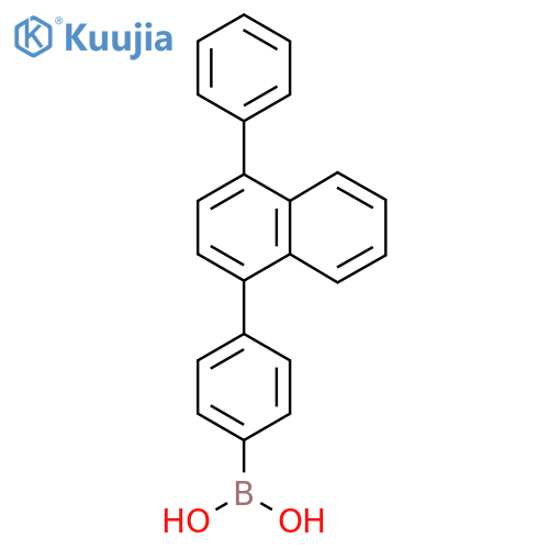 (4-(4-Phenylnaphthalen-1-yl)phenyl)boronic acid structure