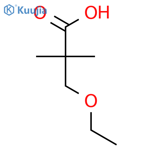 3-ethoxy-2,2-dimethylpropanoic acid structure