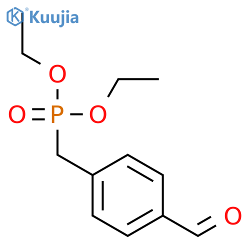 Phosphonic acid, [(4-formylphenyl)methyl]-, diethyl ester structure