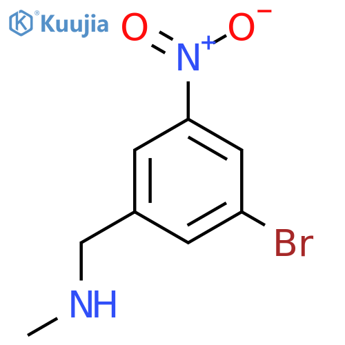 (3-bromo-5-nitrophenyl)methyl(methyl)amine structure
