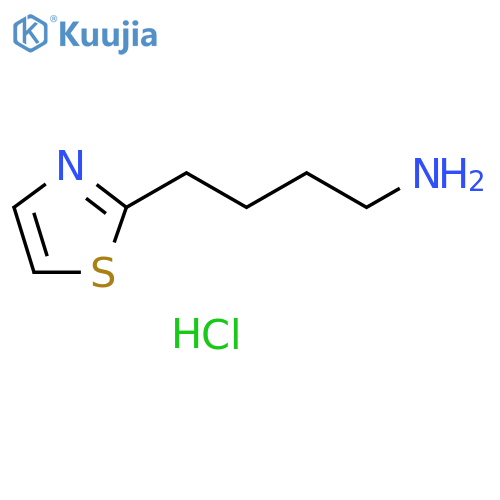 4-(1,3-thiazol-2-yl)butan-1-amine dihydrochloride structure
