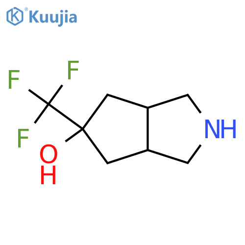 5-(trifluoromethyl)-octahydrocyclopentacpyrrol-5-ol structure