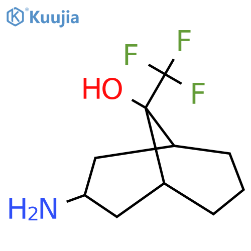3-amino-9-(trifluoromethyl)bicyclo3.3.1nonan-9-ol structure