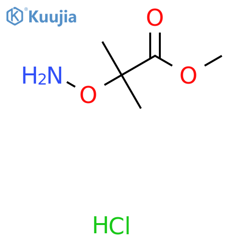 Methyl 2-(aminooxy)-2-methylpropanoate hydrochloride structure