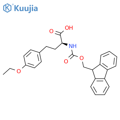 (2S)-4-(4-Ethoxyphenyl)-2-{(9H-fluoren-9-ylmethoxy)carbonylamino}butanoic acid structure