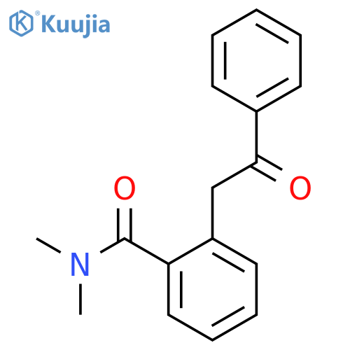 Benzamide, N,N-dimethyl-2-(2-oxo-2-phenylethyl)- structure