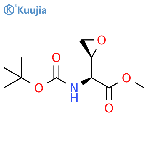 methyl (2S)-2-{(tert-butoxy)carbonylamino}-2-(2S)-oxiran-2-ylacetate structure