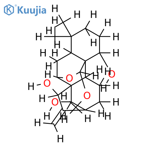(20R*)-1alpha,14beta,15beta-trihydroxy-20-methoxy-7alpha,20-epoxy-ent-kaur-16-ene structure