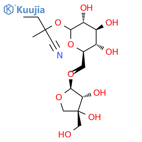 1-O-(D-apio-beta-D-furanosyl-(1->2)-beta-D-glucopyranosyl)orcinol structure
