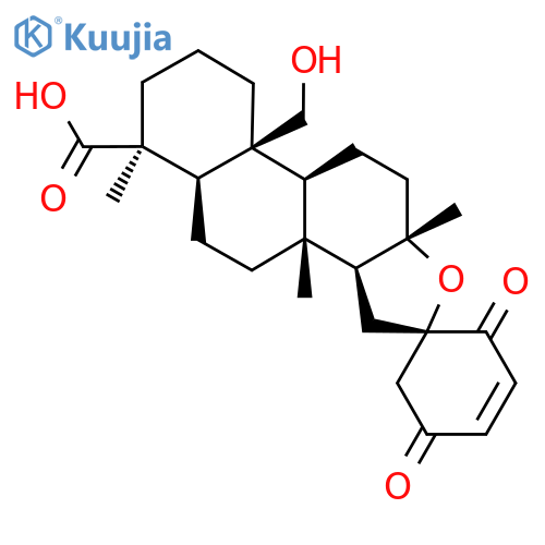 (16S)-13,16-Epoxy-19-hydroxy-4,8-dimethyl-17,23-dioxo-16,24-cyclo-21-nor-13,17-seco-5α-chol-20(22)-ene-4β-carboxylic acid structure