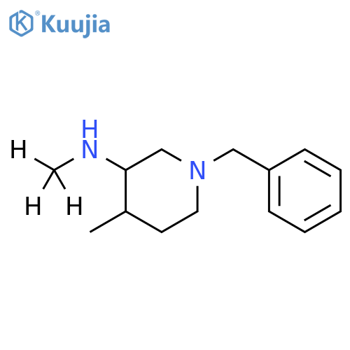 N,\u200b4-\u200bDimethyl-\u200b1-\u200bbenzyl\u200b-3-\u200bpiperidinamine-d3 structure
