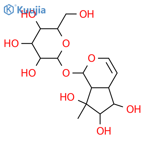 β-D-Glucopyranoside, (1S,4aR,5R,6S,7R,7aS)-1,4a,5,6,7,7a-hexahydro-5,6,7-trihydroxy-7-methylcyclopenta[c]pyran-1-yl (9CI) structure