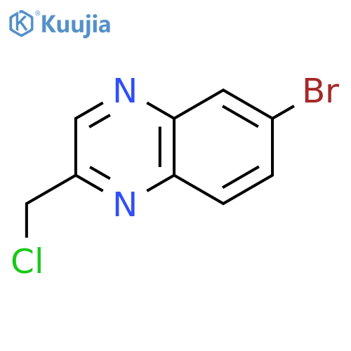 6-Bromo-2-(chloromethyl)quinoxaline structure