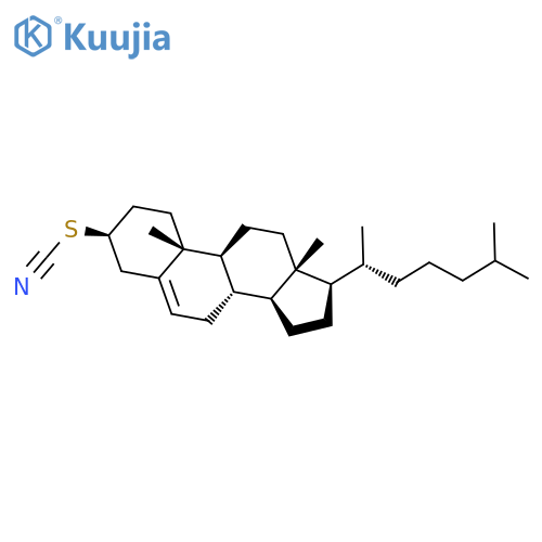 Cholest-5-ene-3-thiol,cyanate, (3b)- (9CI) structure