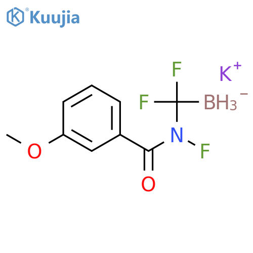 trifluoro[[(3-Methoxybenzoyl)aMino]Methyl]-Borate potassiuM salt structure