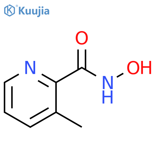N-hydroxy-3-methylpyridine-2-carboxamide structure