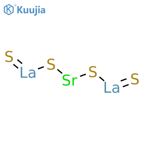 Strontium lanthanum sulfide structure