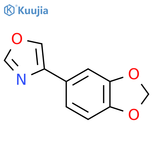 4-(2H-1,3-benzodioxol-5-yl)-1,3-oxazole structure