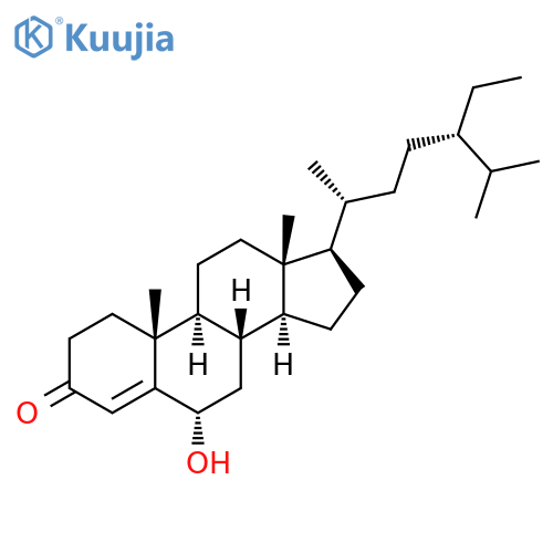 Stigmast-4-en-3-one,6-hydroxy-, (6a,24S)- structure