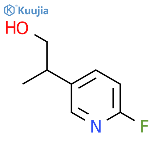 2-(6-Fluoropyridin-3-yl)propan-1-ol structure