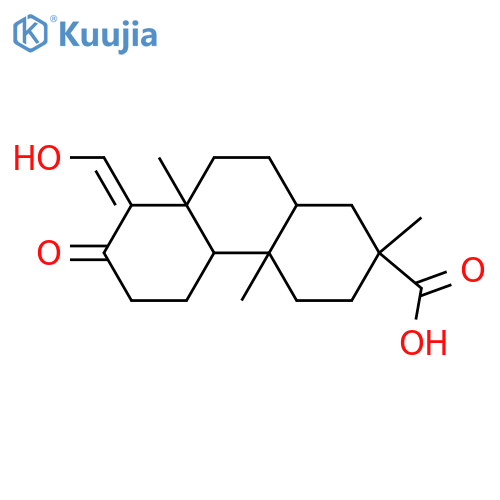18-Hydroxy-16-nor-3-oxo-4(18)-erythroxylen-15-oic acid; (ent-5α)-form structure