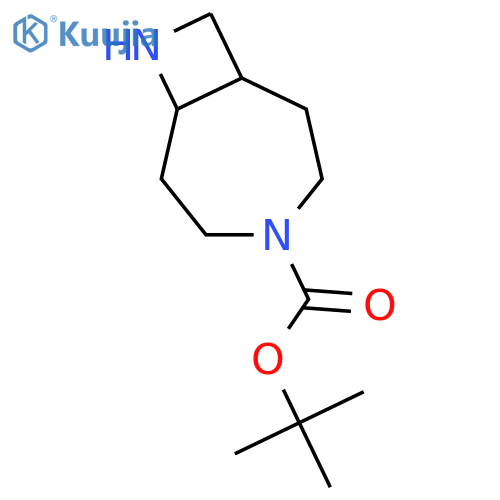 tert-butyl 4,8-diazabicyclo[5.2.0]nonane-4-carboxylate structure