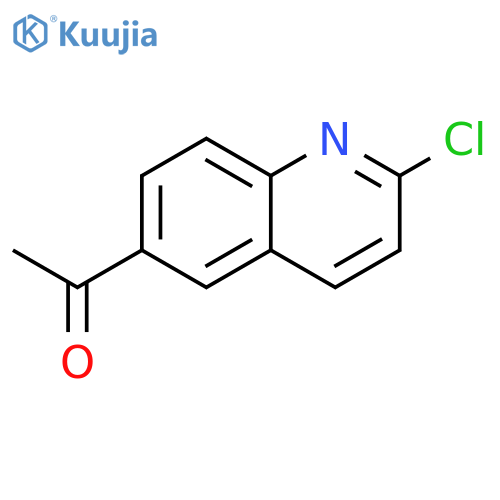 1-(2-Chloroquinolin-6-yl)ethan-1-one structure